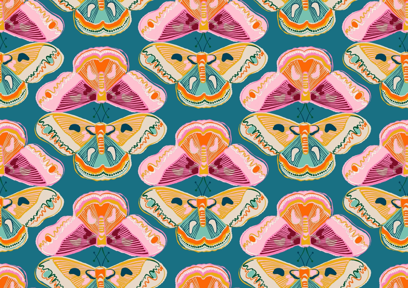 Patchwork Baumwolle - Melody Miller - Curio - Wings Novelty Butterfly Mermaid